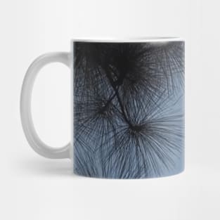 Bright moon shining through lush tree at night Mug